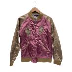 tk.TAKEO KIKUCHI(TK)◆スカジャン/3/ポリエステル/PNK