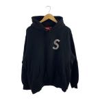 ショッピングsupreme Supreme◆21ss/Swarovski S Logo Hooded Sweatshirt/パーカー/L/コットン/ブラック