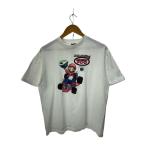 ONEITA◆90S/マリオカート/VINTAGE T/Tシャツ/L/コットン/WHT