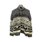 ショッピングカウチン BEAUTY&YOUTH UNITED ARROWS◆22AW/カウチンニット/ウール/GRY/アニマル/1628-199-0907