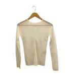 TODAYFUL*Slit Sheer Knit/ трикотажный джемпер с длинным рукавом /FREE/ искусственный шелк /BEG/12110510