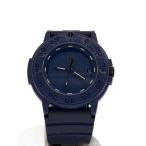 LUMINOX◆SERIES 3000/014/300/×BEAMS/クォーツ腕時計/アナログ/ラバー/NVY//