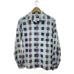 ショッピングネルシャツ McGREGOR◆50S/オープンカラーネルシャツ/プリネル/ループカラー/M/VINTAGE//