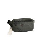 ショッピングPRADA PRADA◆ウエストバッグ/ナイロン/GRY