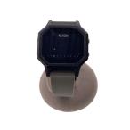 ショッピングnixon NIXON◆腕時計/デジタル/ラバー/BLK/KHK/SS/THE SIREN SS