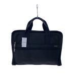 TUMI◆ブリーフケース/コットン/BLK/�