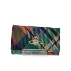 Vivienne Westwood* чехол для ключей /PVC/GRN/ общий рисунок / женский 