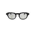 ショッピングメガネ 金子眼鏡◆メガネ/ウェリントン/プラスチック/BLK/CLR/メンズ