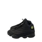 NIKE◆AIR JORDAN 13 RETRO/エアジョーダンレトロ/ブラック/414571-011/25.5cm/BLK