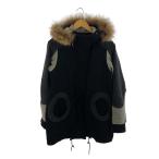 TSUMORI CHISATO◆モッズコート/2/ポリエステル/GRY/TC43FA615