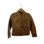 GAP◆レザージャケット・ブルゾン/XXS/レザー/BRW