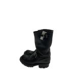 WESCO◆エンジニアブーツ/--/BLK/レザー