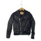 ショッピングschott Schott◆ダブルライダースジャケット/36/ナイロン/BLK/7480