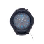 CASIO◆ソーラー腕時計・G-SHOCK/アナログ/BLK