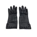 LOEWE* перчатки / кожа /BLK/ одноцветный / женский 
