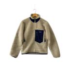 patagonia◆CLASSIC RETRO-X JACKET_クラシック レトロX フリースジャケット/SIZE:XXS/ベージュ