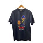 A BATHING APE◆BAPE/ComplexCon/Kid Cudi Milo/コラボ/Tシャツ/XL/コットン/ブラック
