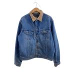 90s/stormrider/ブランケットライナー/MUSTANG/Gジャン/46/デニム/襟コーデュロイ