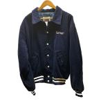 USA製/birdie/スタジャン/XL/コーデュロイ/裏地キルティング/NVY//