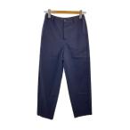 MARNI◆ボトム/36/ウール/NVY/無地/PAMA0482UD/ウールトロピカルシャーリングテーパードパンツ//