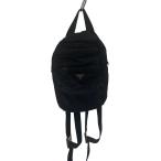 ショッピングPRADA PRADA◆リュック/BLK/使用感有