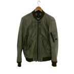 ショッピングdiesel DIESEL◆レザージャケット・ブルゾン/S/羊革/KHK