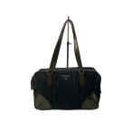 ショッピングPRADA PRADA◆ボストンバッグ/ナイロン/BLK