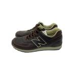 NEW BALANCE◆1988/VINTAGE/イングランド製/ニューバランス/M576/UK7/BRW/レザー