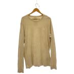 ショッピングmoncler MONCLER◆長袖Tシャツ/M/コットン/BEG/無地/C-SCOM-21-981