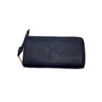 ショッピングVUITTON LOUIS VUITTON◆ジッピー・ウォレット_モノグラム・アンプラント/レザー/BLK/メンズ