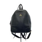 ショッピングVivienne Vivienne Westwood◆リュック/レザー/BLK/無地