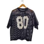 ショッピングstussy STUSSY◆Team Jersey 80/メッシュ/Tシャツ/L/ポリエステル/ブラック