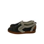 ショッピングMINNETONKA MINNETONKA◆サイドゴアスリッポン/ローカットスニーカー/US8/グレ/スウェード/18M02