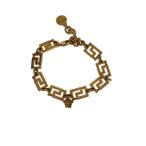VERSACE* серый ka любитель /mete.-sa/ браслет / металлизированный / Gold / мужской 