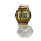 ショッピングCASIO CASIO◆クォーツ腕時計_G-SHOCK/アナログ/ラバー/GLD/CLR/SS//