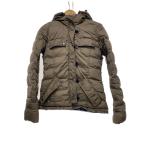 ショッピングduvetica DUVETICA◆ダウンジャケット/42/ナイロン/BRW/無地/d.2490.20/1103-MFN