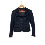 Vivienne Westwood RED LABEL◆オーブボタン/テーラードジャケット/1/ウール/BLK/無地