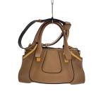 ショッピングchloe Chloe◆ショルダーバッグ/レザー/BRW