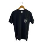 CHROME HEARTS◆Tシャツ/M/コットン/BLK/プリント/THE HEROES PROJECT