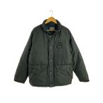 ショッピングstussy STUSSY◆ダウンジャケット/XL/ポリエステル/BLK/無地