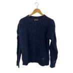 ショッピングschott Schott◆ニット・セーター(厚手)/M/コットン/NVY/782-3240001