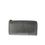 ショッピングbottega BOTTEGA VENETA◆長財布/レザー/SLV/メンズ