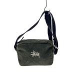STUSSY◆ショルダーバッグ/キャンバス/KHK/無地/134255