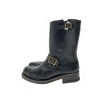 BIGMAC◆エンジニアブーツ/US7.5/BLK/レザー/536986//