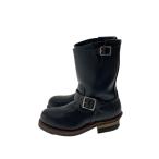 ショッピングエンジニアブーツ RED WING◆エンジニアブーツ/23.5cm/BLK/レザー/2268