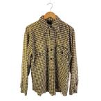 CHIPPEWA◆ネルシャツ/--/ウール/BLK/チェック