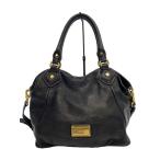 ショッピングmarc MARC BY MARC JACOBS◆ハンドバッグ/レザー/ブラック/無地/M3PE104/汚れ、シミ有り/金具剥げ有/