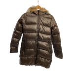DUVETICA◆ダウンジャケット/レディース/40/ポリエステル/ブラウン/無地/MFN-1057R/デュベティカ