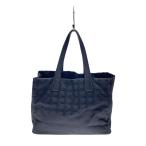 CHANEL◆トートバッグ/--/BLK/総柄