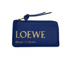 ショッピングLOEWE LOEWE◆コインケース/カードケース/レザー/BLU/メンズ/CLE0Z40X01